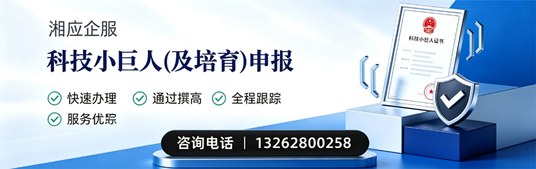 焦作科技小巨人及培育企业申报服务